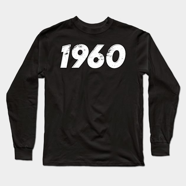 1960 - Vintage Grunge Effect Long Sleeve T-Shirt by j.adevelyn